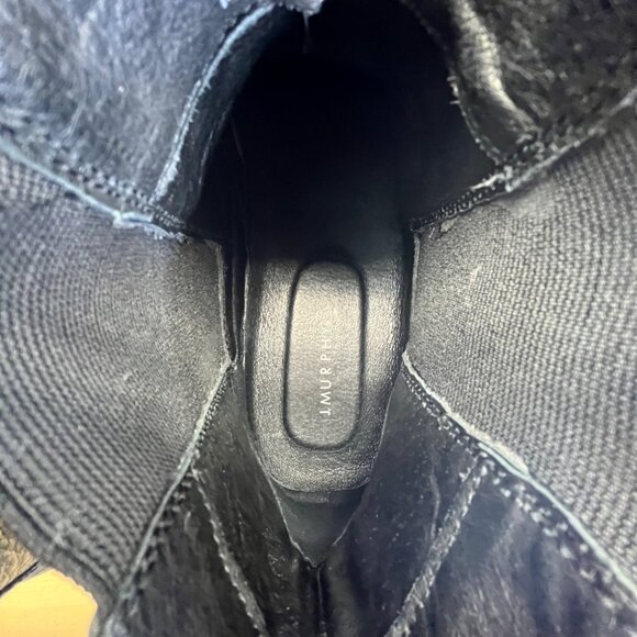 J. Murphy Men’s Black Leather Slip-On Style Twin Gore Ankle Boots Size 12M - Picture 8 of 11